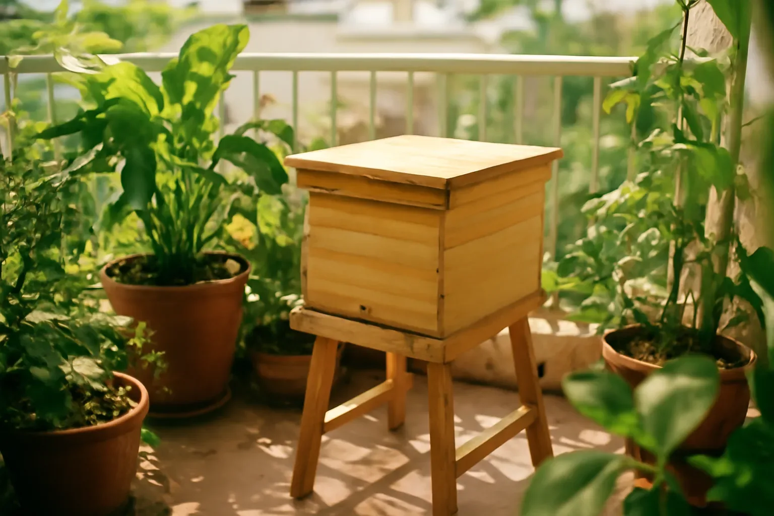Nuôi ong dú ở ban công nhà phố có được không